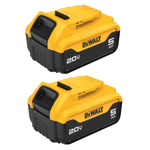 DEWALT 20V MAX XR 5.0Ah Battery 2-Pack DCB205-2