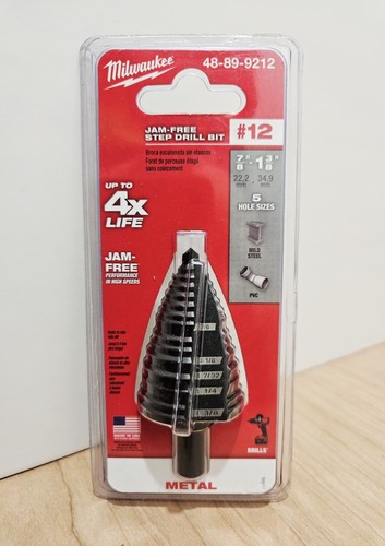 Milwaukee Step Bit #12 48-89-9212