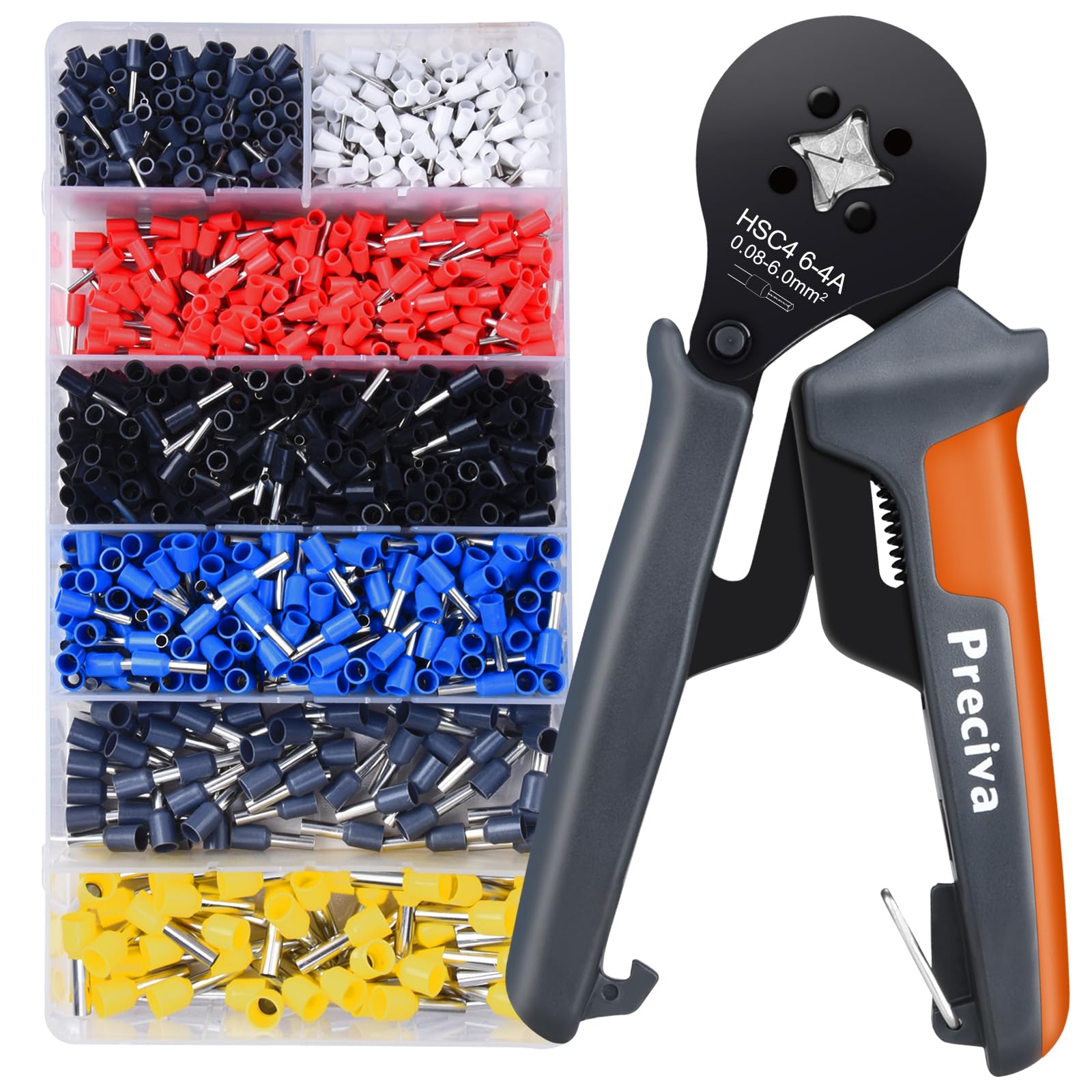 Preciva Ferrule Crimper Kit, 1,200 pcs