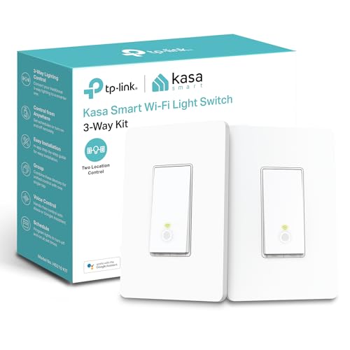 Kasa Smart 3-Way Switch HS210 KIT, 2-Pack