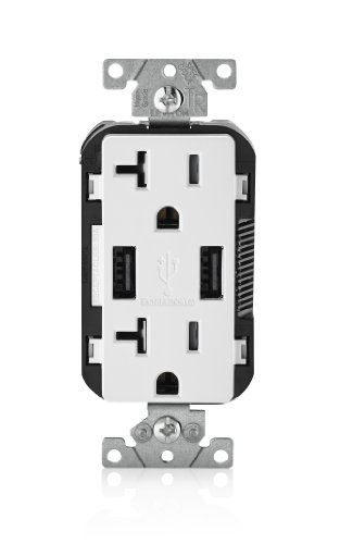 Leviton T5832-W — USB Charger Receptacle