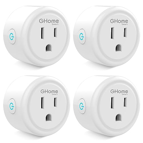 GHome Smart Mini Plug, 4-Pack