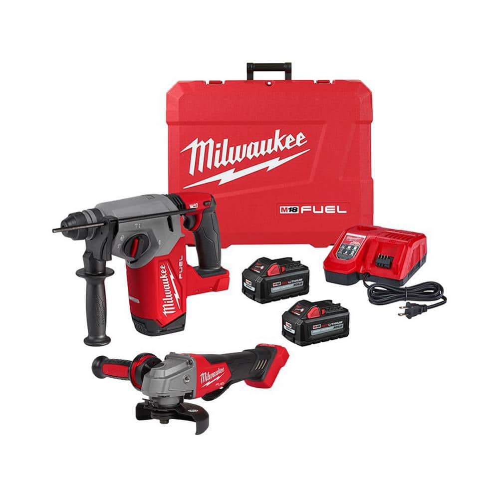 Milwaukee M18 FUEL 1' SDS Plus Rotary Hammer Kit 2912-22