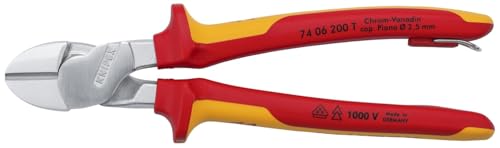 KNIPEX 74 06 200 T 1000V Insulated Diagonal Cutters