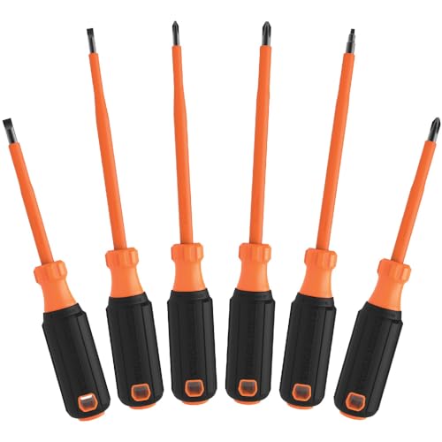 Klein Tools 85076INS 6-Pc 1000V Insulated Screwdriver Set