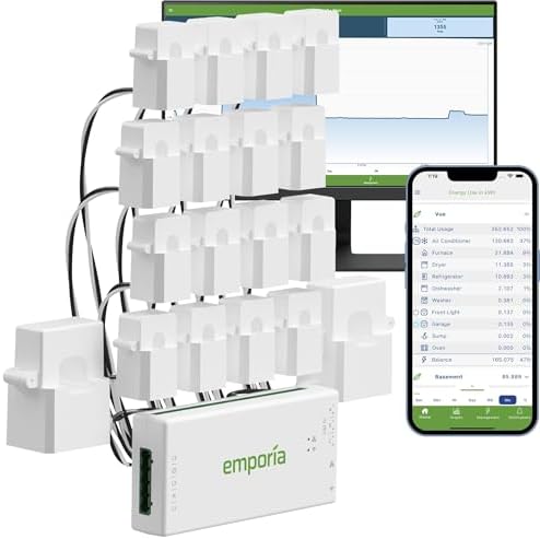 Emporia Vue 3 Home Energy Monitor — 16 Sensors