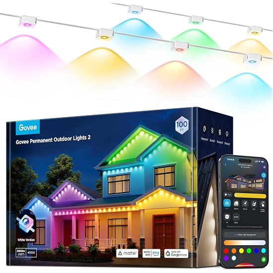 Govee Permanent Outdoor Lights 2, 100ft