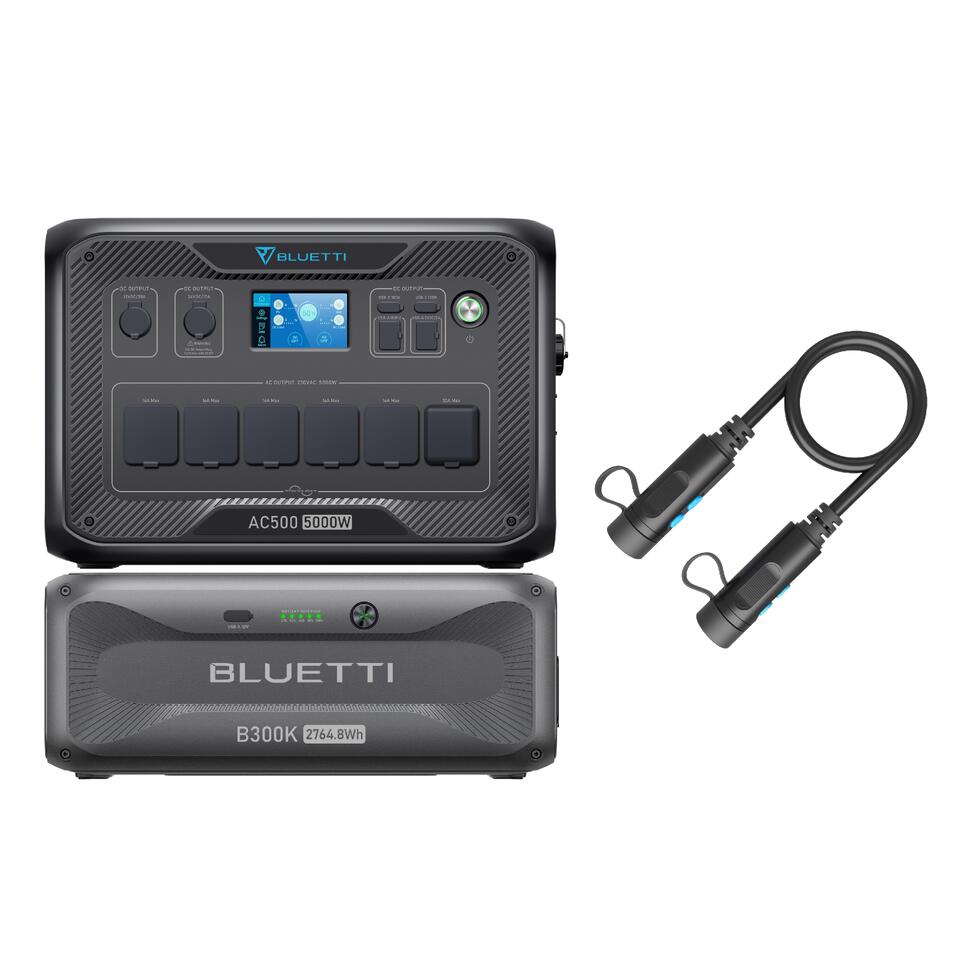 BLUETTI AC500 + B300K Expansion Battery