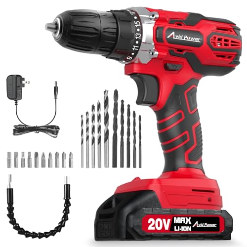 AVID POWER 20V MAX Power Drill Kit, 22-piece