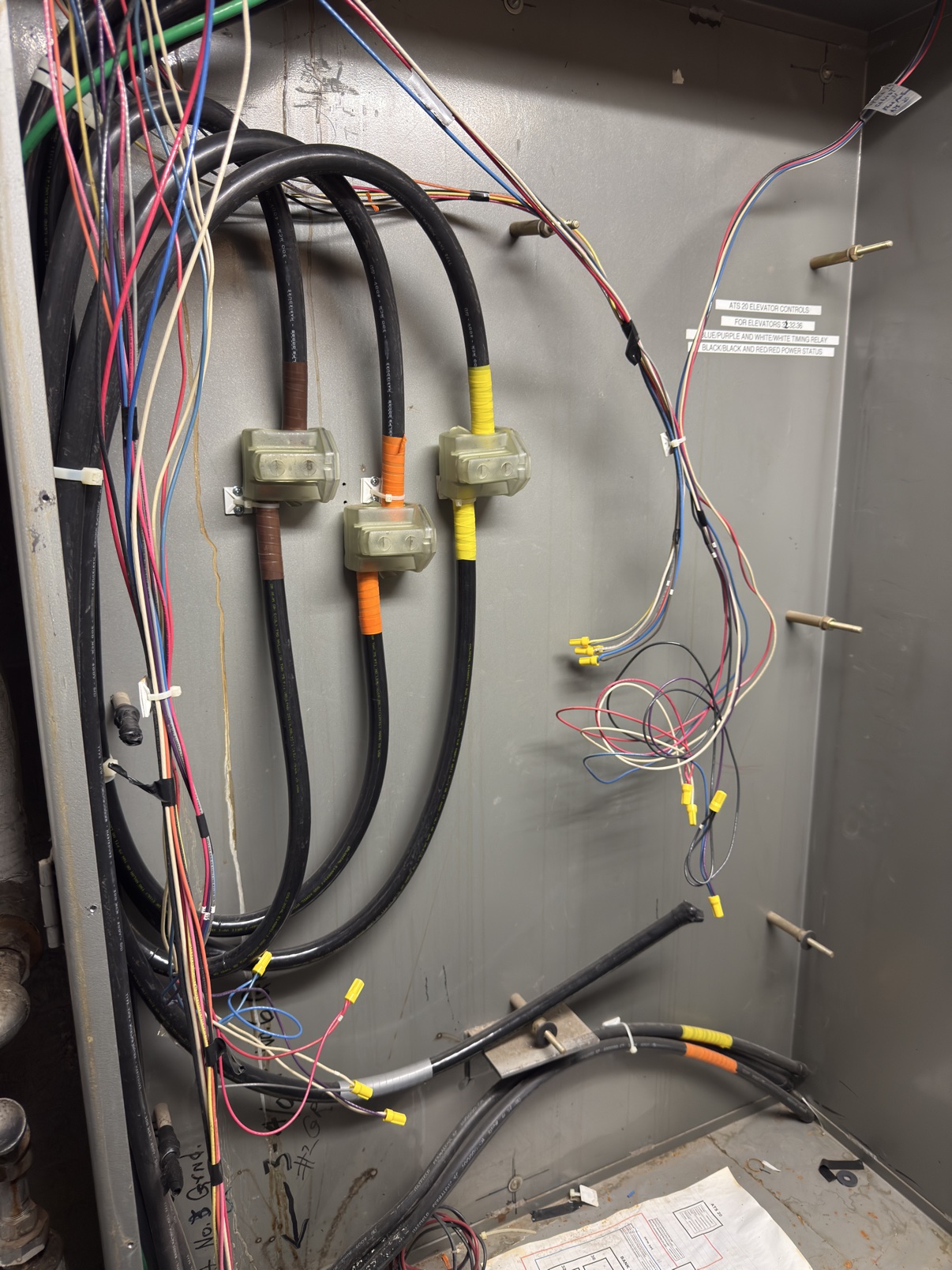 ATS elevator controls wiring by JS Power LLC