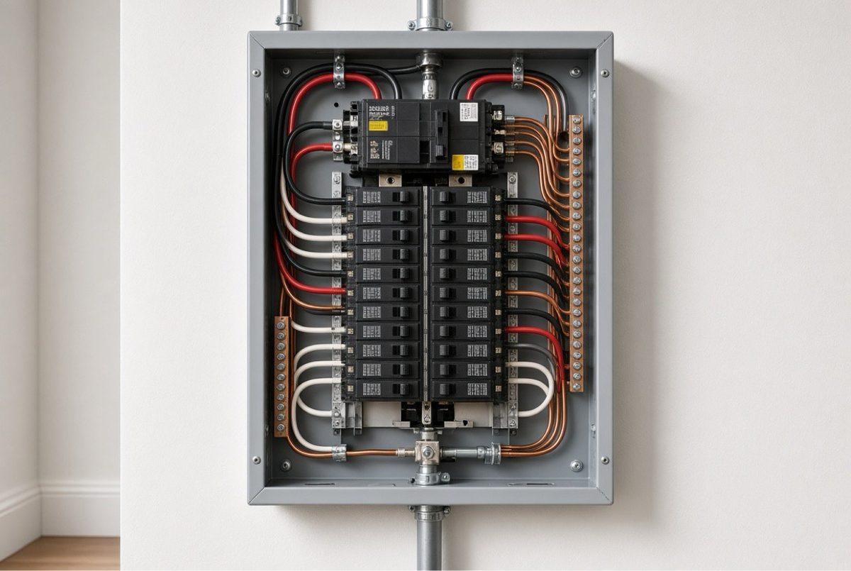 Clean breaker panel install by JS Power LLC