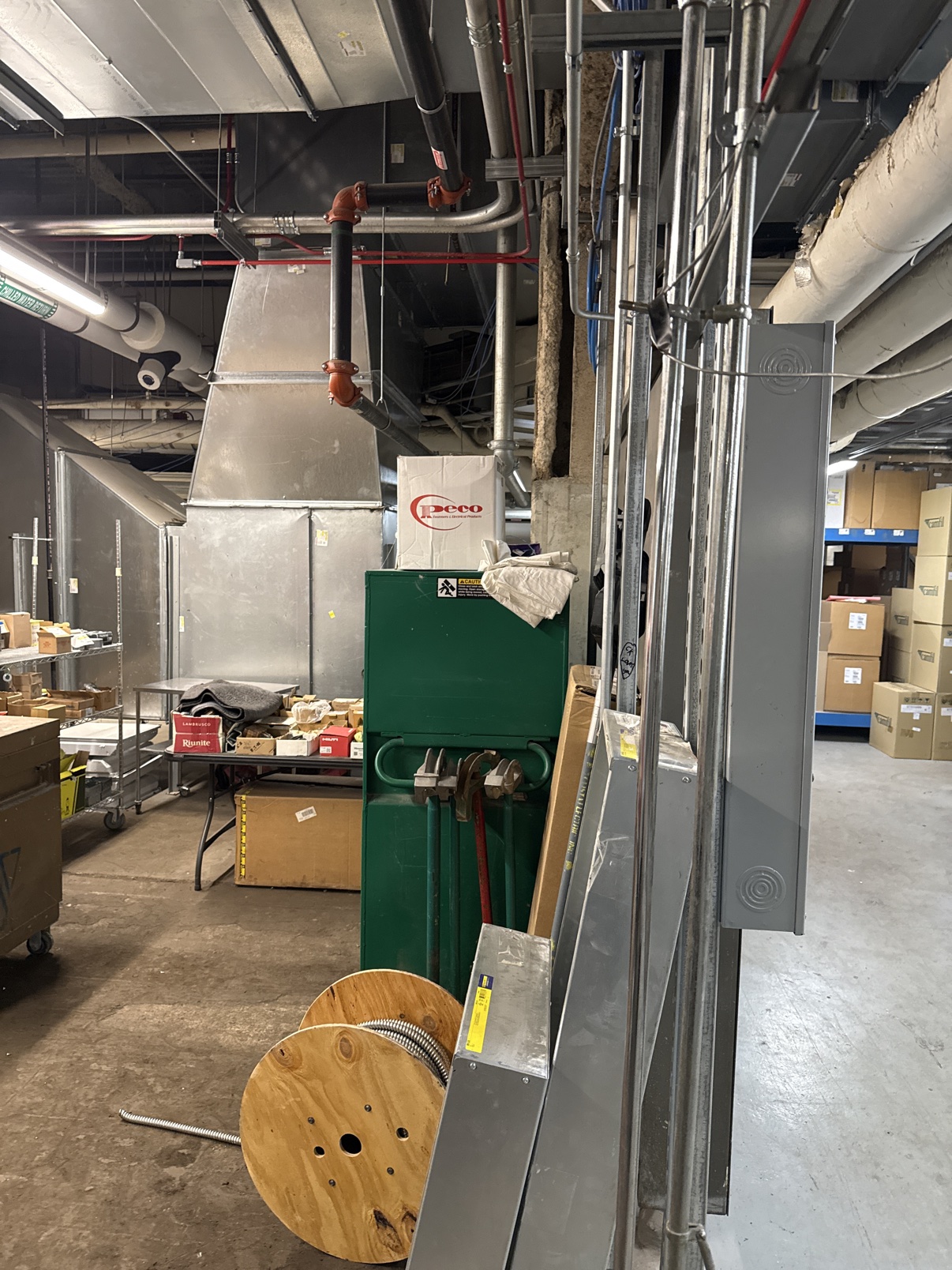 Exterior conduit run by JS Power LLC