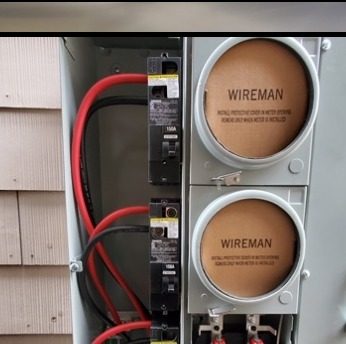 Meter box installation by JS Power LLC